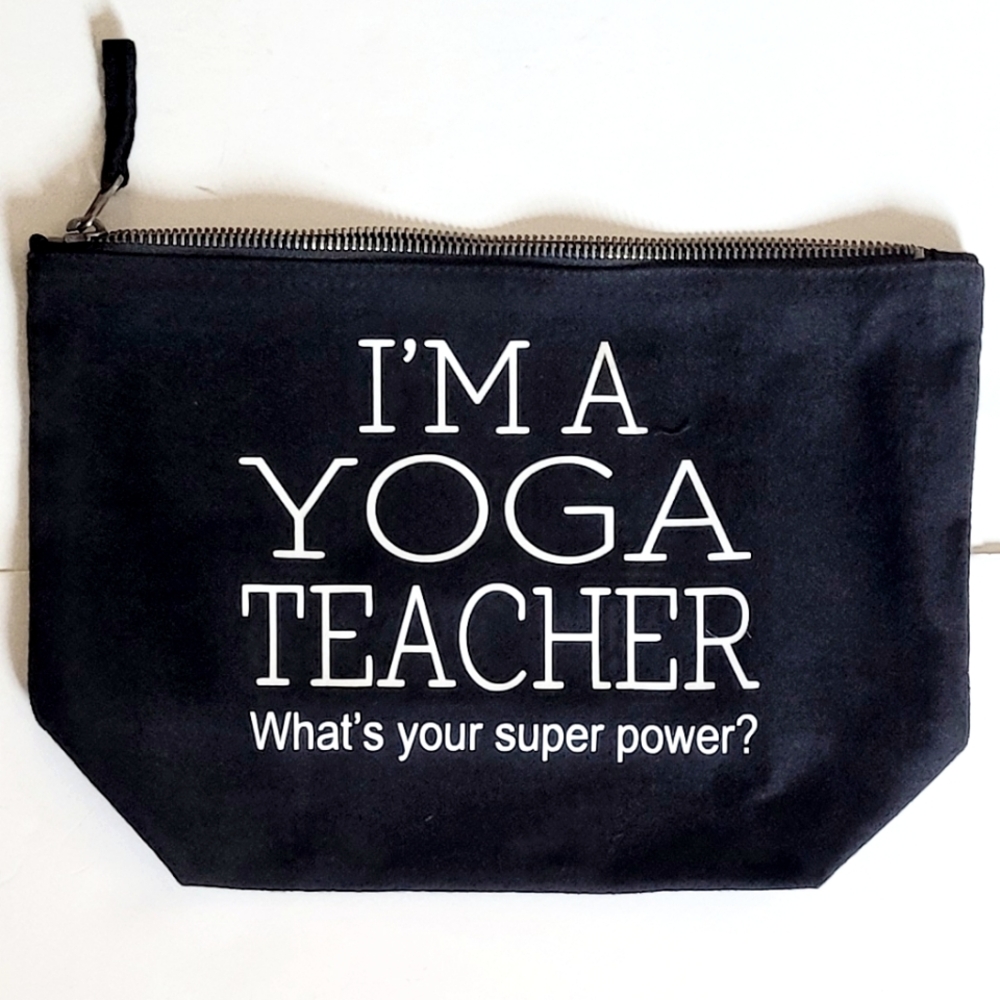 NWOT Yoga Teacher Zipper Pouch